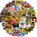10/30/60PCS Jurassic Park Warning Sign Stickers Dinosaur Danger Banning DIY Motorcycle Travel Phone Guitar Laptop Cool Sticker. 