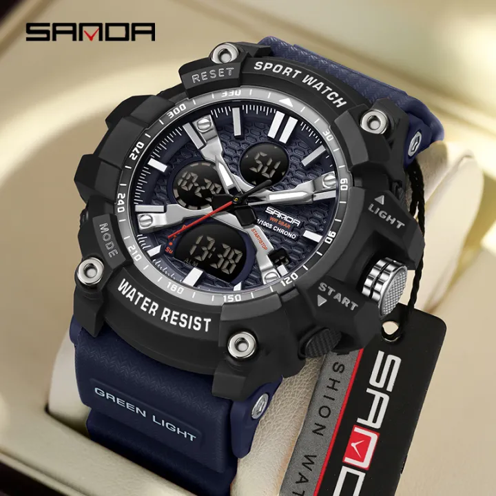 SANDA%20Three%20Screen%20Multifunctional%20Timing%20Watch%20Outdoor%20Waterproof%20Night%20Light%20Men's%20Watch%20SD3366-4%20-%20Image%205