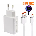 Mi 33Wquick Charge 3.0 Fast Charger Adapter Usb To Type-C For Mi 10 Pro/9 Pro/Redmi Note 8/Note 7/K20/K30/Pro Mix 3/Max 3 - Charger. 