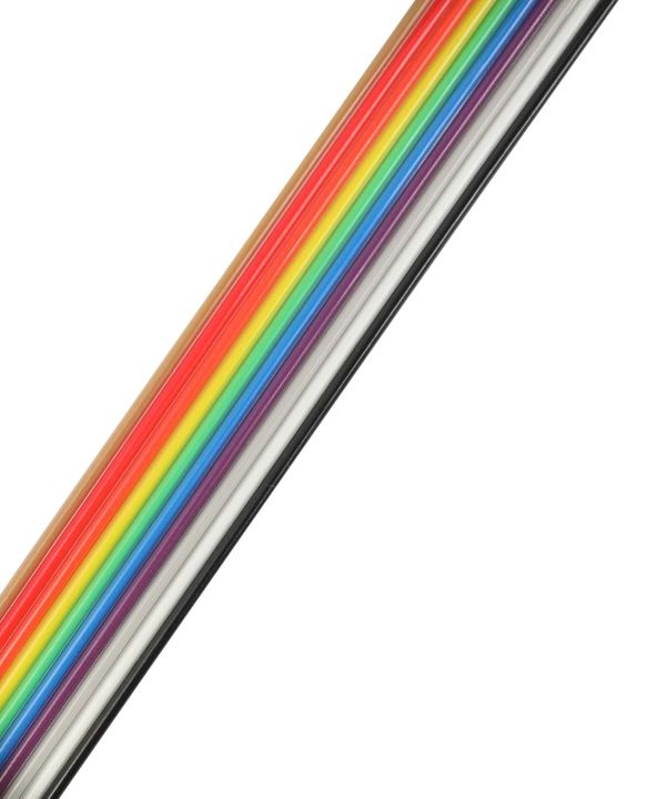 5 Feet 10P IDC Rainbow Color Flat Ribbon Cable 10 Wire | Daraz.com.bd