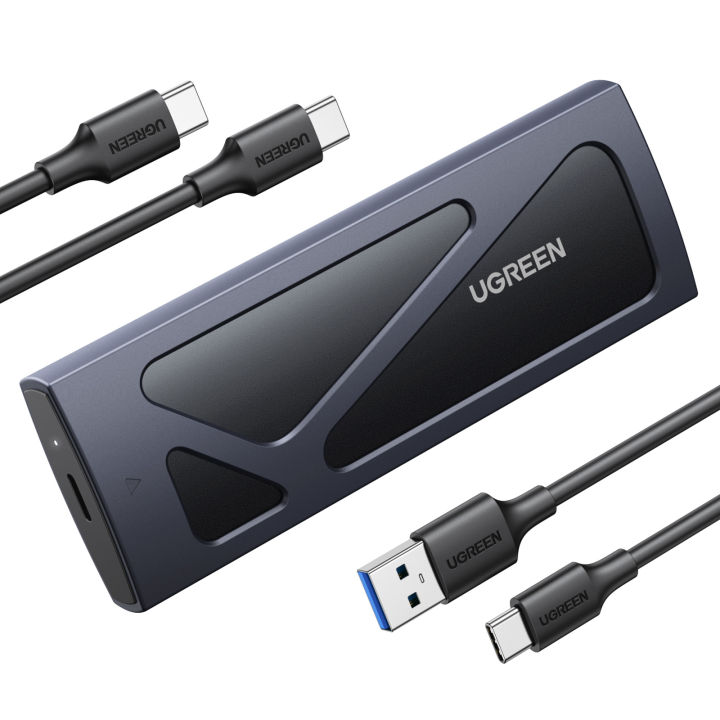 (Case%20Only)UGREEN%20M.2%20NVMe%20SSD%20Enclosure%20Dual%20Protocol%20NVMe%20SATA%20to%20USB%203.1%20Gen2%2010%20Gbps%20NVMe%20PCI-E%20M.2%20SSD%20Case%20Support%20UASP%20For%20Hard%20Disk%20-%20Image%204