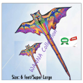 3D Flying Dragon Kite Waterproof Polyester Funny Kids Toy Gift Outdoor Playing Ghuri - Big size. 