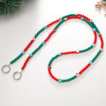 Christmas Series Lanyard Beaded Crossbody Chain Hanging Accessories.