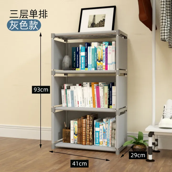 Simple%20Bookshelf%20Floor%20Bookcase%20Shelf%20Student%20Dormitory%20Home%20Desk%20Storage%20Large%20Capacity%20Narrow%20Small%20Assembled%20Cabinet%20Ao%20-%20Image%206