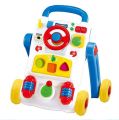 activity learning walking 4-wheel plastic cart 2 in 1 multifunctional push stroller musical happy baby walker. 