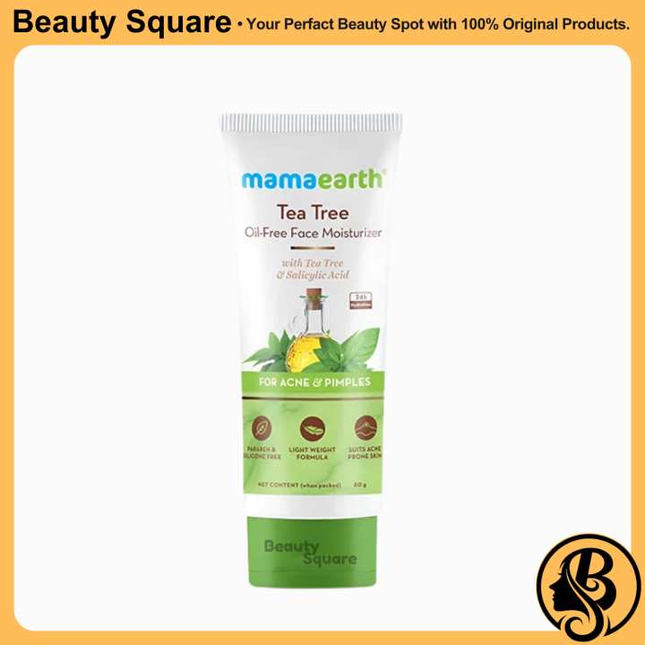 Mamaearth Tea Tree Oil-Free Face Moisturizer - 80 gm