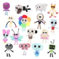 Dandy's World Plush Pebble Finn Flutter Dandys World Plushie Horror Game Soft Stuffed Cute Pillow Doll Toy For Children Gifts. 