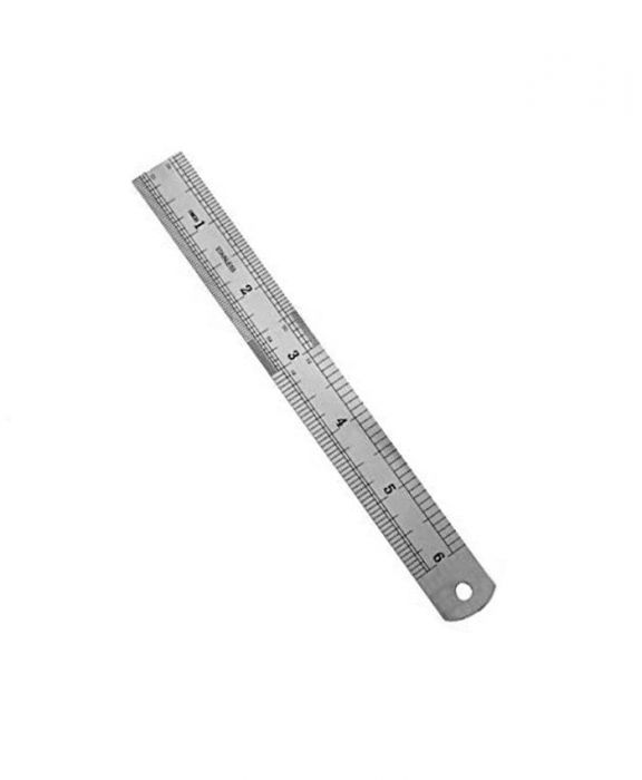 Stainless%20Steel%20Measuring%20Ruler%206%20inches/15%20cm%20(Scale)%201pcs%20-%20Image%202