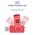 【Ready Stock+FREE Shipping+COD】HP Flash Drive 3 in 1 OTG USB Type C/Micro Flash Drive 2tb 1tb 512gb 256gb Pendrive High Speed Pen Drive for Phone/Tablet/PC. 