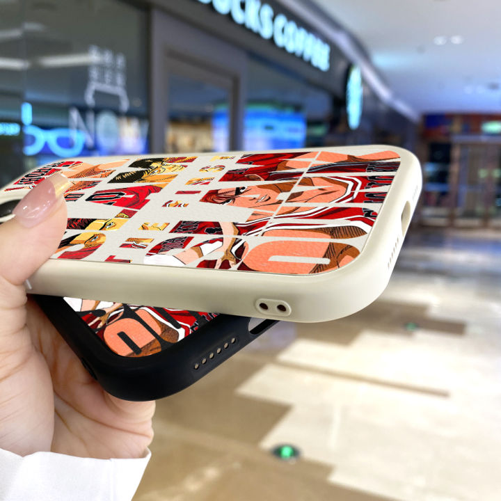 AMORVOR%20for%20Realme%20C55%20Back%20Cover%20Cartoon%20SLAM%20DUNK%20PU%20Leather%20Case%20Soft%20Silicone%20Edge%20Mobile%20Cover%20-%20Image%207