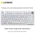 Leobog Hi75 Mechanical Keyboard Kit 81 Key Caps Pbt Thermal Sublimation Gradient Original Height Game Keyboard Caps Accessories. 