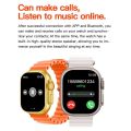 Tinzzi HK9 Ultra Smart Watch 2.02" LCD HD Big Screen Smartwatch Wireless Charging Bluetooth Call Sleep Monitoring Series 8 Watch for Men Women.