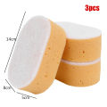 3Pcs Honeycomb Dishwashing Sponge Natural Wood Pulp Sponge Brush Bowl Washing Pan Sponge Kitchen Washing Tool. 