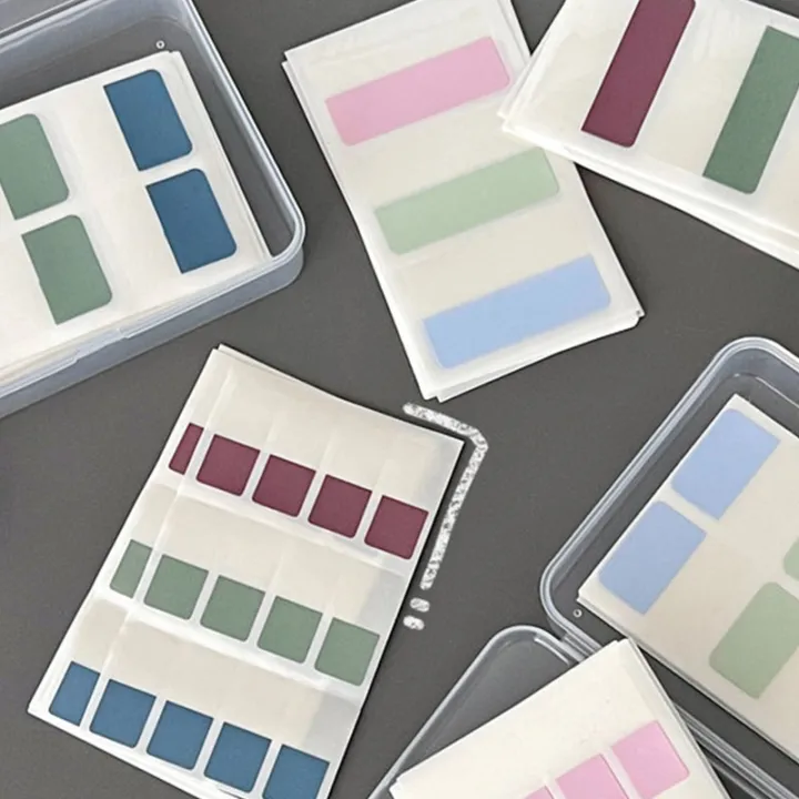 10PCS%20Morandi%20Color%20Cute%20DIY%20Photo%20Card%20Sleeve%20Stickers%20Index%20Labels%20Colorful%20Stickers%20Korean%20Style%20Bookmarks%20Sticky%20Notes%20-%20Image%205