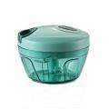 Mini Handy Plastic Chopper with 3 Blades Manual Eco-Friendly Meat Choppers with 12.50 x 12.50 x 8.30 cm Dimention.