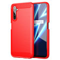 lthmy for OPPO Realme 6 Pro Case Carbon Fiber TPU Soft Silicone Back Cover Armor Phone Case Casing. 