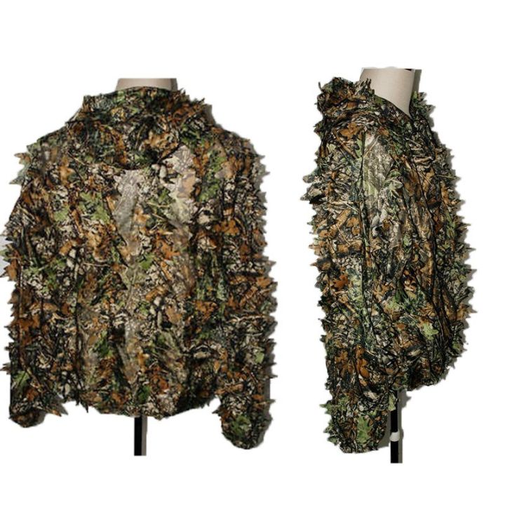 Hunting%20Birding%20Durable%20Outdoor%20Woodland%20Ghillie%20Suit%20Kit%20Cloak%20Military%203D%20Leaf%20Camouflage%20Camo%20Jungle%20Clothing%20-%20Image%204