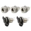 5Pcs DC-099 5.5 x 2.1mm 5.5*2.1 DC Power Female Socket Jack Panel Mount Connector Adapter and Waterp. 