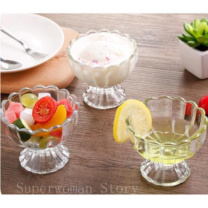 Crystal%20Clear%20Glass%20Ice%20Cream/Dessert%20Bowl%20Set%20(6%20Pieces)%20OLiLA%20N008%20-%20Image%203