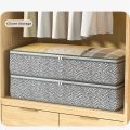 Portable Bed Bottom Storage Box Foldable Clothing Storage Box Waterproof Moisture-proof Household Storage Organizer.