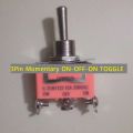 3Pin Momentary ON-OFF-ON TOGGLE Switch 3 Terminal 15mm Long Head AC 250V 15A. 