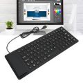 Ultra Slim USB Flexible Foldable Keyboard Portable. 