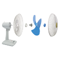 KDK A40B Table Fan with Metal Blade | 16 inch.