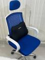 China Orthopedic Memory Foam Lumbar Pillow Back Support Cushion for Long Sitting Hours.