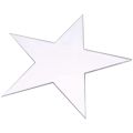 3D Sticker, 40 X Star Art Mirror Wall Sticker Surface Decal Home Room DIY Art Decor (Silver).
