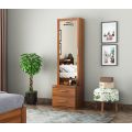 Dipto Stylish Small BOX Dressings Table with Storage Shan Teak Finish. 