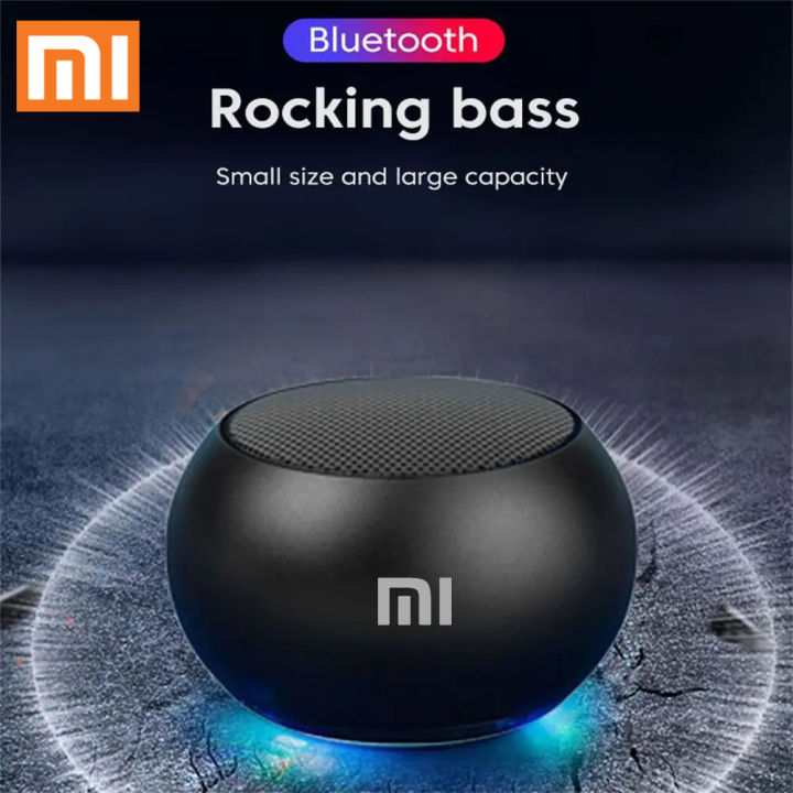 【Ready Stock+FREE Shipping+COD】 New Xiaomi M3 Bluetooth TWS Wireless Speakers Handfree Portable Cell Phone Speaker Small Subwoofer Bass Sound Box Mini