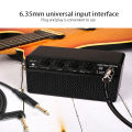 KG-10 Electric Guitar Amplifier With 6.35mm Universal Input Interface Lightweight Portable Speaker Electric Bass Amplifier For Smart Phones Tablet Laptop.