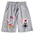 Japanese Anime Killua Print Shorts Oversized Summer Unisex Harajuku Casual Loose Beach Short Pants. 
