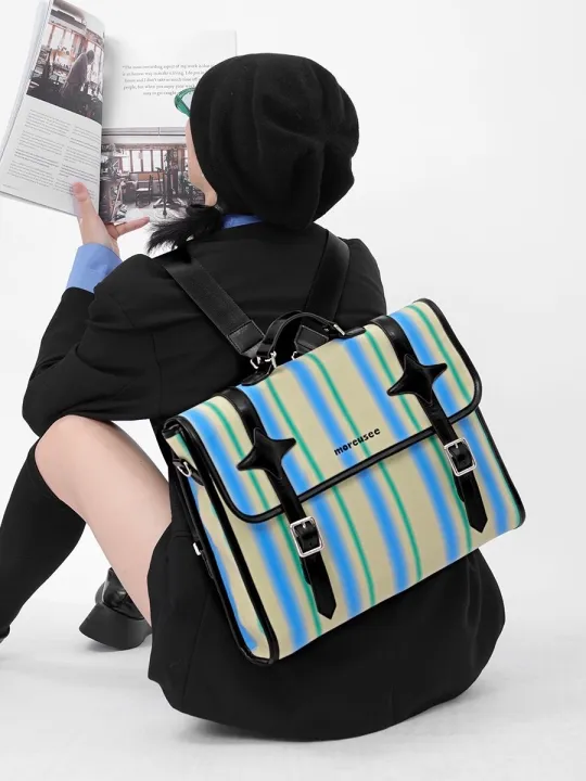 Wood%20and%20Stone%20Bag%20Cambridge%20Satchel%20Female%20Large%20Capacity%20College%20Student%20British%20College%20Style%20Class%20Crossbody%20Bag%20Backpack%20-%20Image%204
