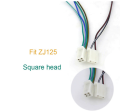 Motorcycle Ignition Coil CDI Electric Cable Wire Harness Plug Head for GY6 50cc 125cc 150 ZJ125 Scooter ATV Moped Parts.