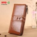 Top Quality Women Long Wallets Fashion PU Leather Card Holder Classic Female Coin Purse Zipper Brand Wallet for Women Clutch Bag. 