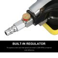 Pneumatic Random Orbit Sander Air Sander Polisher Small Triangular Palm Sander Mouse Detail Sander for Car Corner Paint Care Rust Removal Wood Grinder 70x100mm-#1.