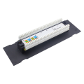 8 Port Patch Panel for Cat. 6 Versatile Data Center Plastic Wall Mount for Computer Home for Wiring Server Room Office Easy Install. 