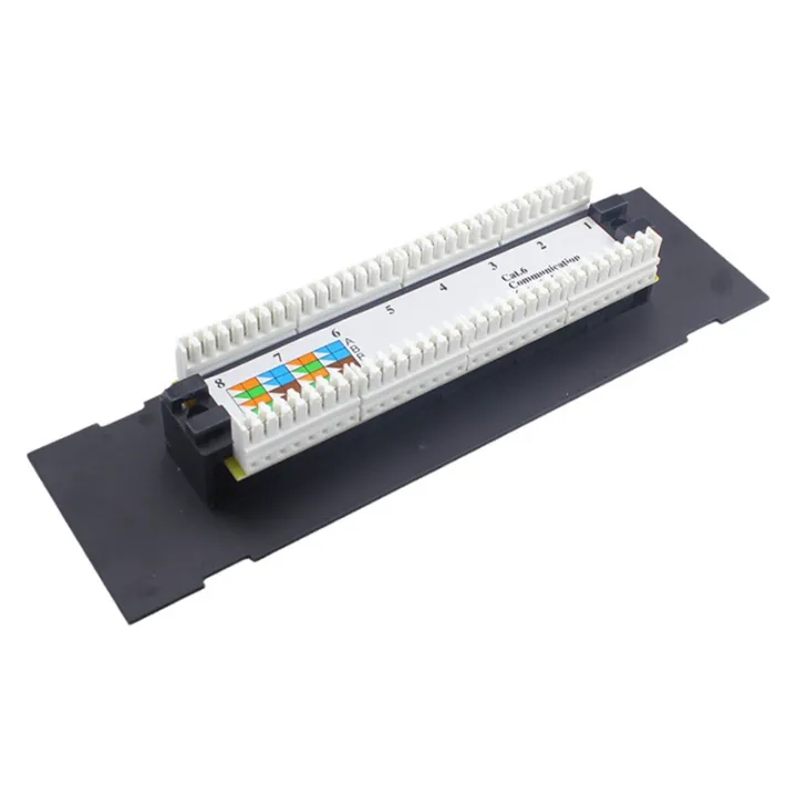 8%20Port%20Patch%20Panel%20for%20Cat.%206%20Versatile%20Data%20Center%20Plastic%20Wall%20Mount%20for%20Computer%20Home%20for%20Wiring%20Server%20Room%20Office%20Easy%20Install%20-%20Image%203