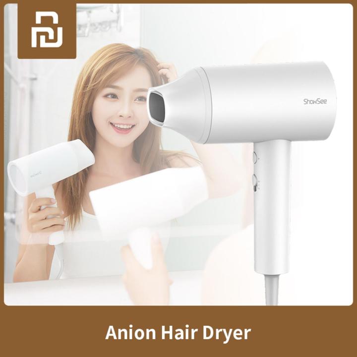 Mijia A1 Anion Hair Dryer 1600W Foldable Quick Dry Hair 1600w
