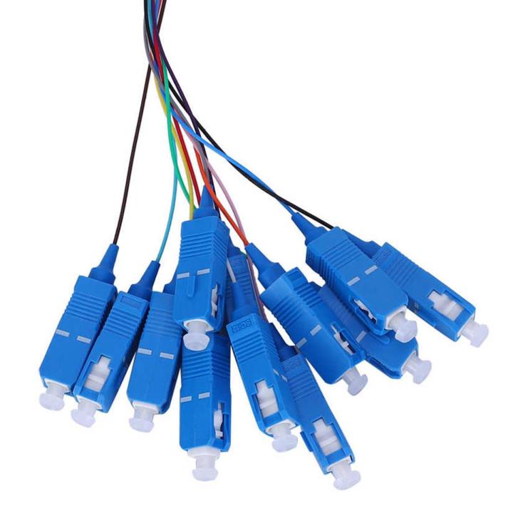 【Exclusive Limited Edition】 Optical Fiber SC/UPC Cable Sigle Mode 12-Cores SC Square Head with PVC Outer
