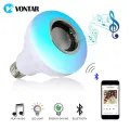 Bluetooth Speaker Bulb - Remote Control Colour Changing Bulb With Bluetooth Speaker LED Music Bulb. 