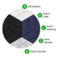 Self-Adhesive Acoustic Panels,Hexagon Sound Proof Foam Panels A.