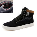 【selevn roind】 Autumn Winter Men Boots Big Size 38-47 Fashion Fur Lace-up Warm Leather Boots For Men High Top Snow Casual Shoes Men. 