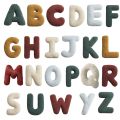INS Nordic 26 English Letters Throw Pillow DIY Name Bed Sofa Cushion Baby Sleep Pillows Toys Kids Room Decorations Photo Props.