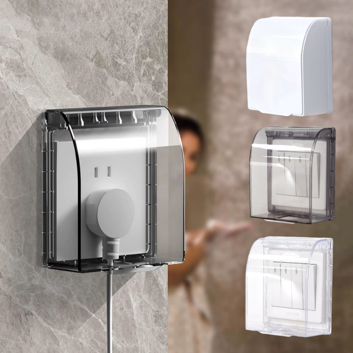 thumbnail image 2 of Double Gang Waterproof Socket Cover Outlet Protective Box Home Use 2 of 14