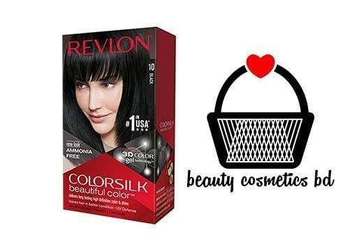 Revlon Permanent Hair Color, Permanent Hair Dye, Colorsilk with 100% Gray Coverage, Ammonia-Free, Keratin and Amino Acids, 10 Black