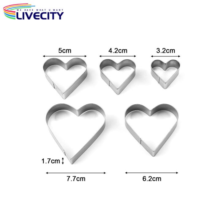 Heart-shaped%20Cookie%20Cutter%20Set%20Stainless%20Steel%20Heart%20Cookie%20Cutter%20Easy%20to%20Clean%20Baking%20Mold%20for%20Home%20Kitchen%20Cake%20Decorating%20Tools%20-%20Image%205