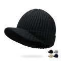 Soft Beanie Brim Thick Knitted Hat For Women Unisex Keep Warm Hat Stylish Winter Hats For Men.