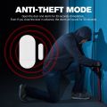 130DB Door Window Entry alarm Wireless Remote Control Door Sensor Alarm Host Burglar Security Alarm System Home Protection Kit.